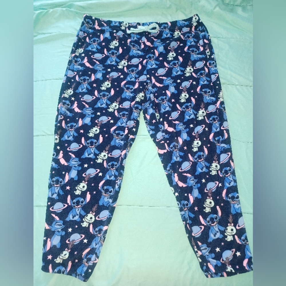 SOLD- DISNEY STITCH PJ PANTS